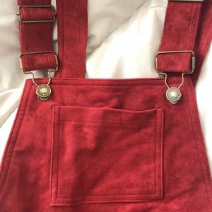 Forever 21 Shorts - suede overalls Forever 21 Shorts - suede overalls